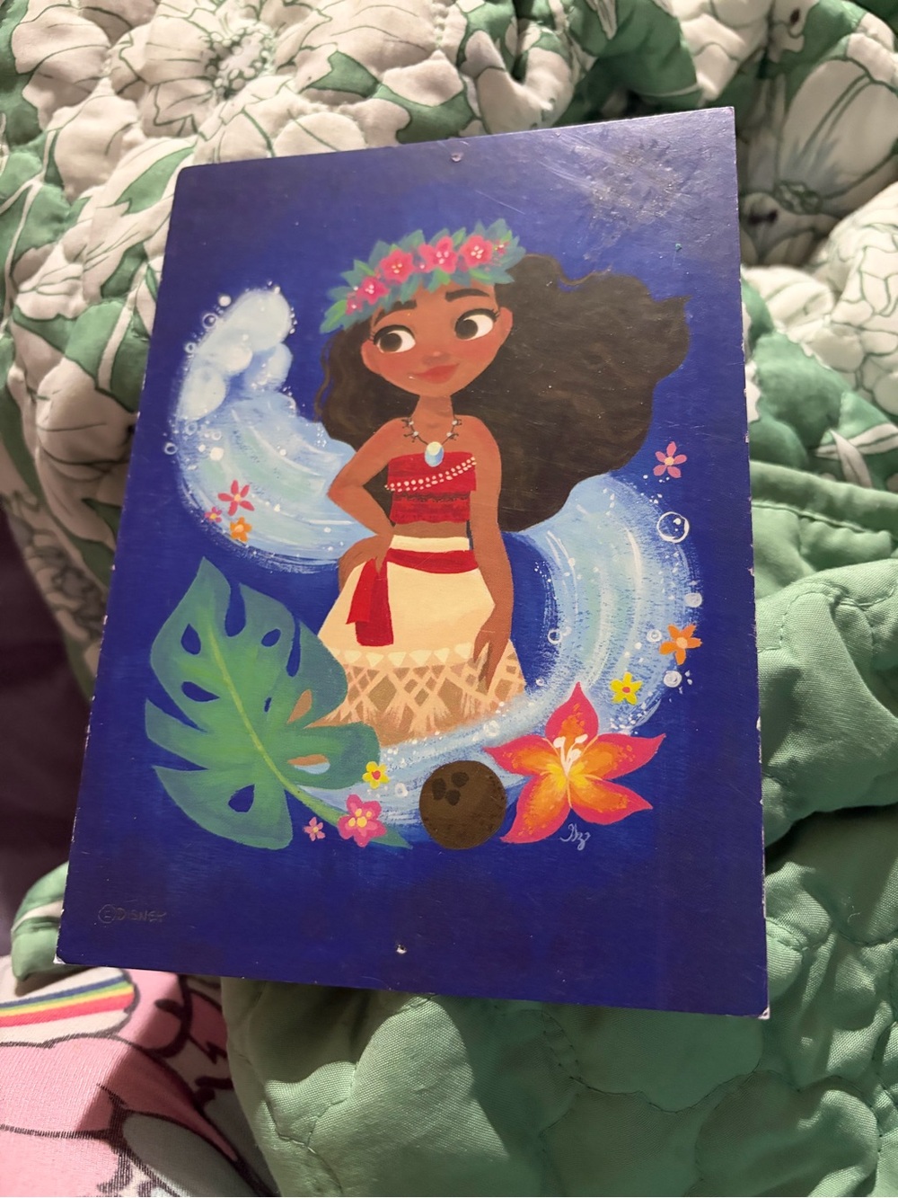 WonderGround Gallery Disney Postcard - White & Mint Green